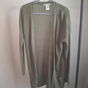 Olive Cardigan Sweater